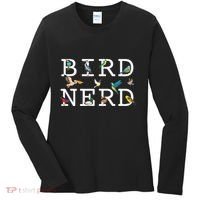 Cool Bird Lover Birdwatching Present Birdwatcher Birder Women's Long Sleeve Shirt thumb 0