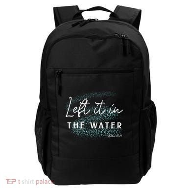 Christian Baptism Left It In The Water Matthew2819 Backpack