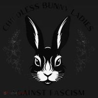 Childless Bunny Lady Rabbit Mom Democrat Vote Blue Ornament thumb 1