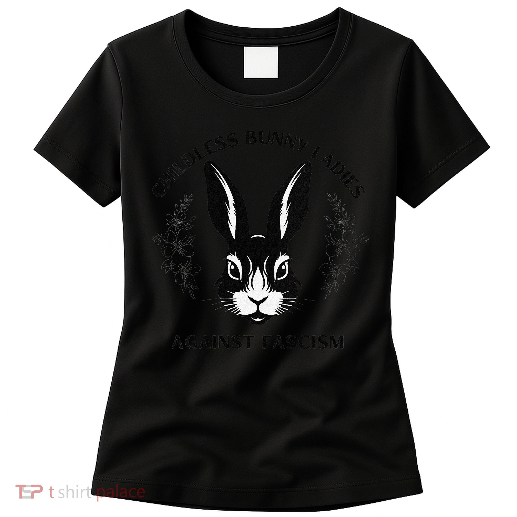 Childless Bunny Lady Rabbit Mom Democrat Vote Blue Women's T-Shirt