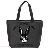 Childless Bunny Lady Rabbit Mom Democrat Vote Blue Tote Bag thumb 0