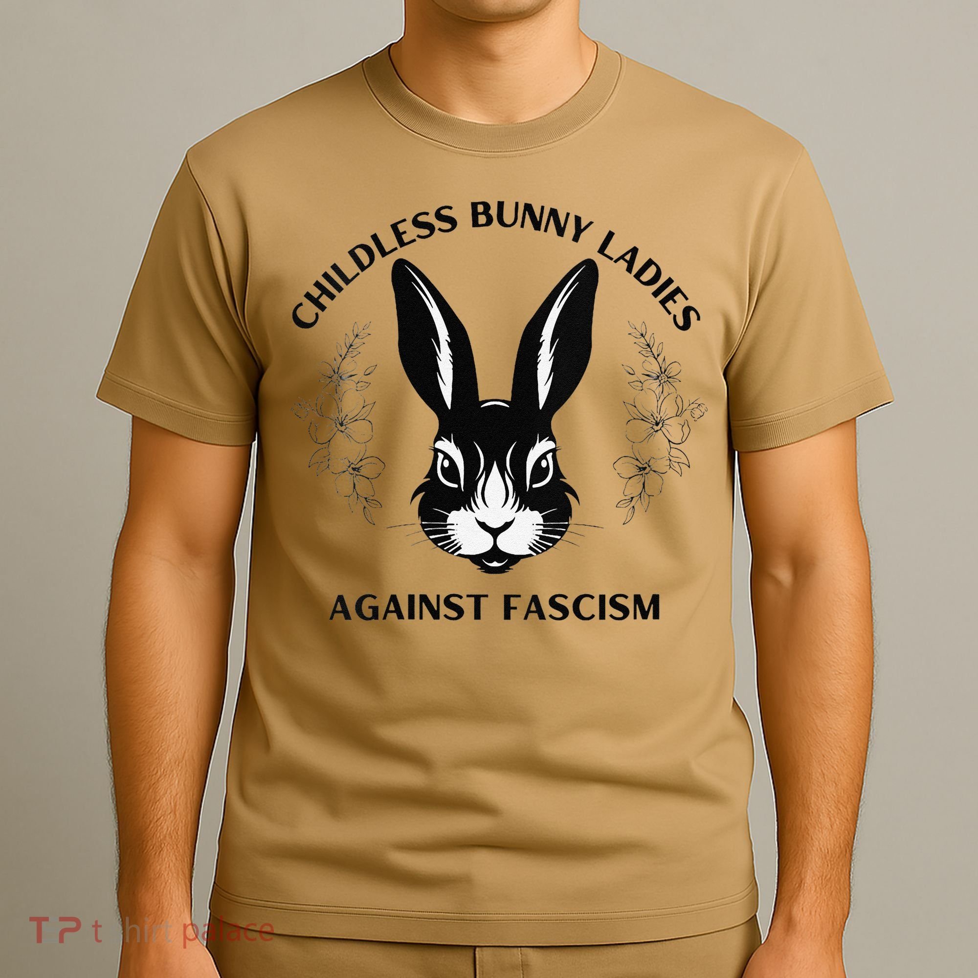 Childless Bunny Lady Rabbit Mom Democrat Vote Blue T-Shirt