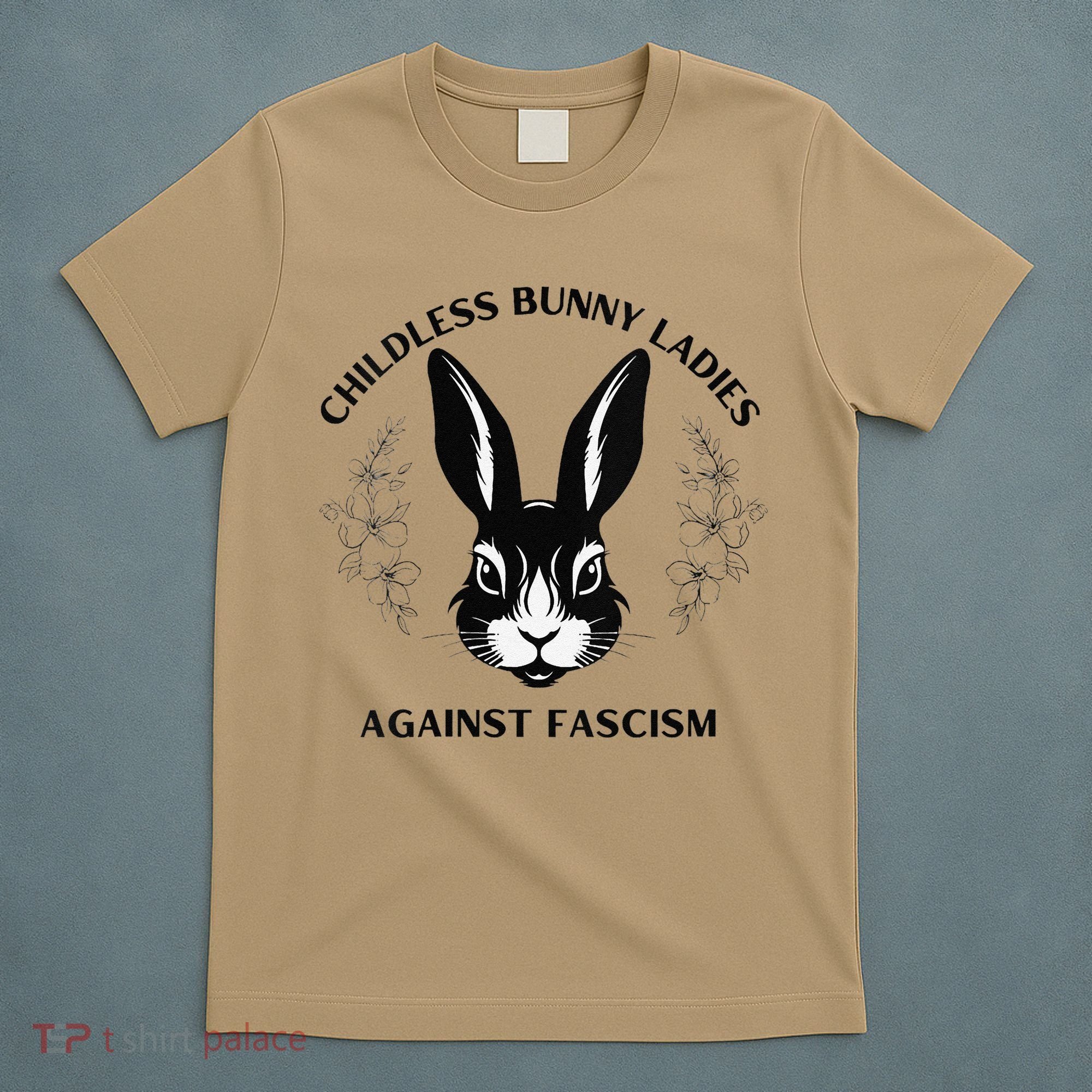 Childless Bunny Lady Rabbit Mom Democrat Vote Blue T-Shirt