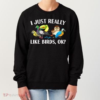 Cool Bird Lover Bird Watcher Nerd Parrot Birds Women's Sweatshirt