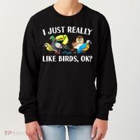 Cool Bird Lover Bird Watcher Nerd Parrot Birds Women's Sweatshirt thumb 0