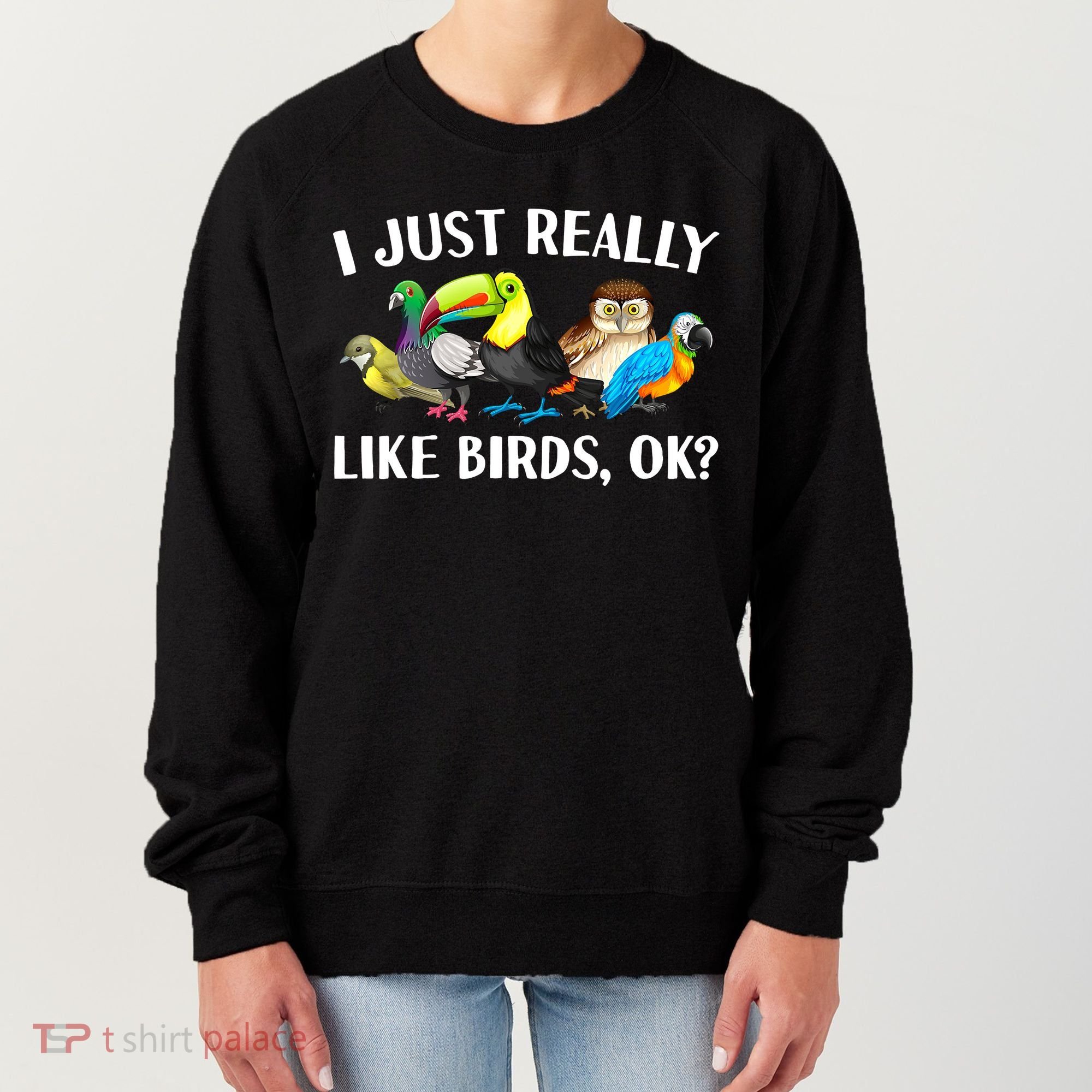 Cool Bird Lover Bird Watcher Nerd Parrot Birds Women's Sweatshirt