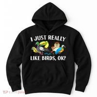 Cool Bird Lover Bird Watcher Nerd Parrot Birds Hoodie thumb 0