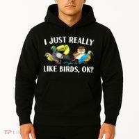 Cool Bird Lover Bird Watcher Nerd Parrot Birds Hoodie thumb 2