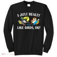 Cool Bird Lover Bird Watcher Nerd Parrot Birds Sweatshirt thumb 0