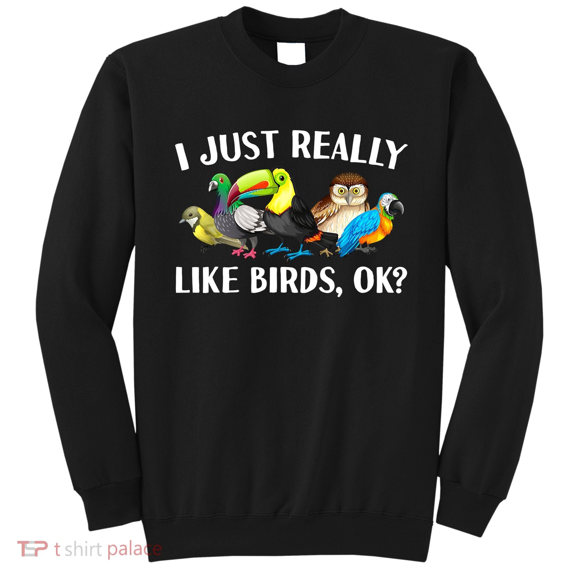 Cool Bird Lover Bird Watcher Nerd Parrot Birds Sweatshirt