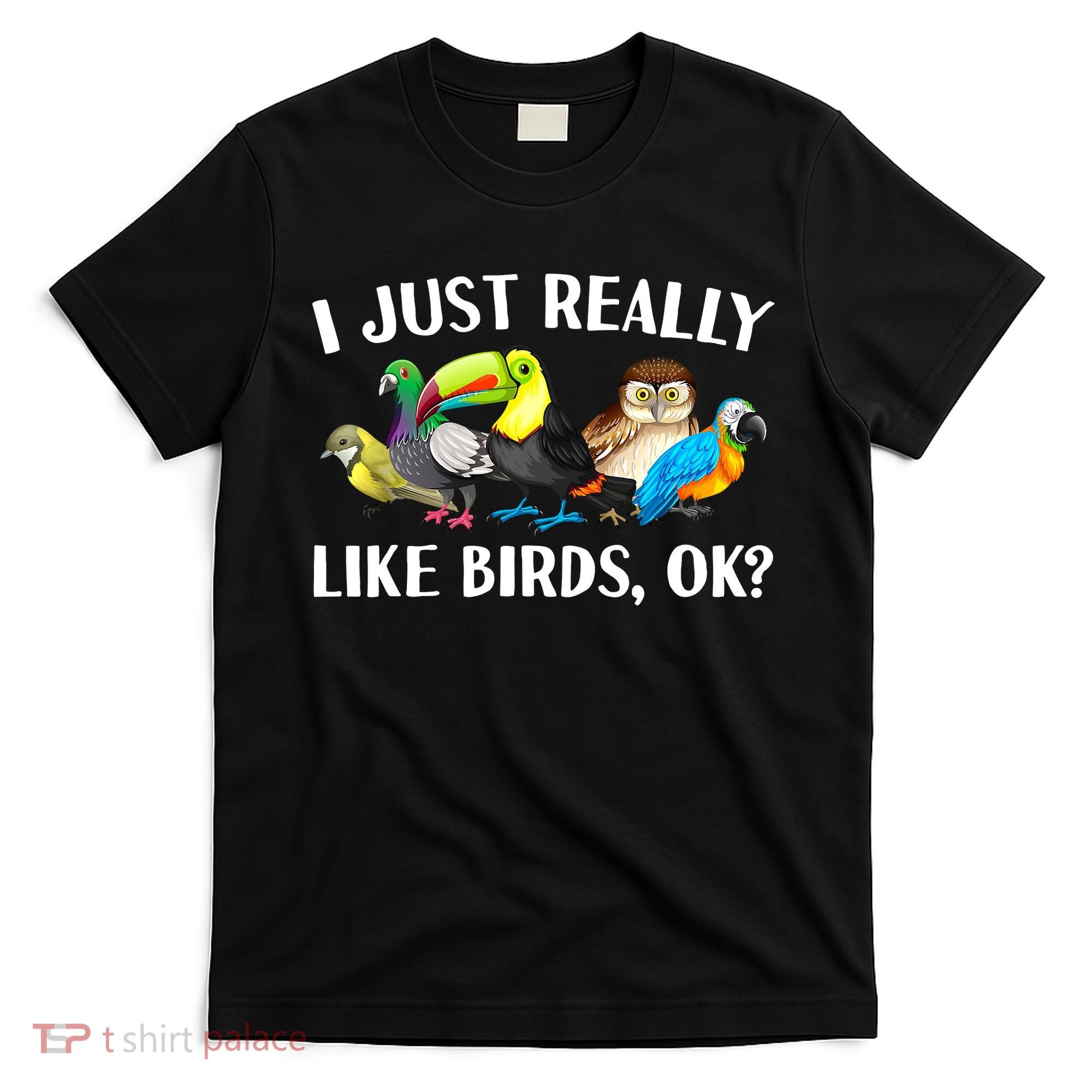 Cool Bird Lover Bird Watcher Nerd Parrot Birds T-Shirt