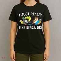 Cool Bird Lover Bird Watcher Nerd Parrot Birds T-Shirt thumb 4