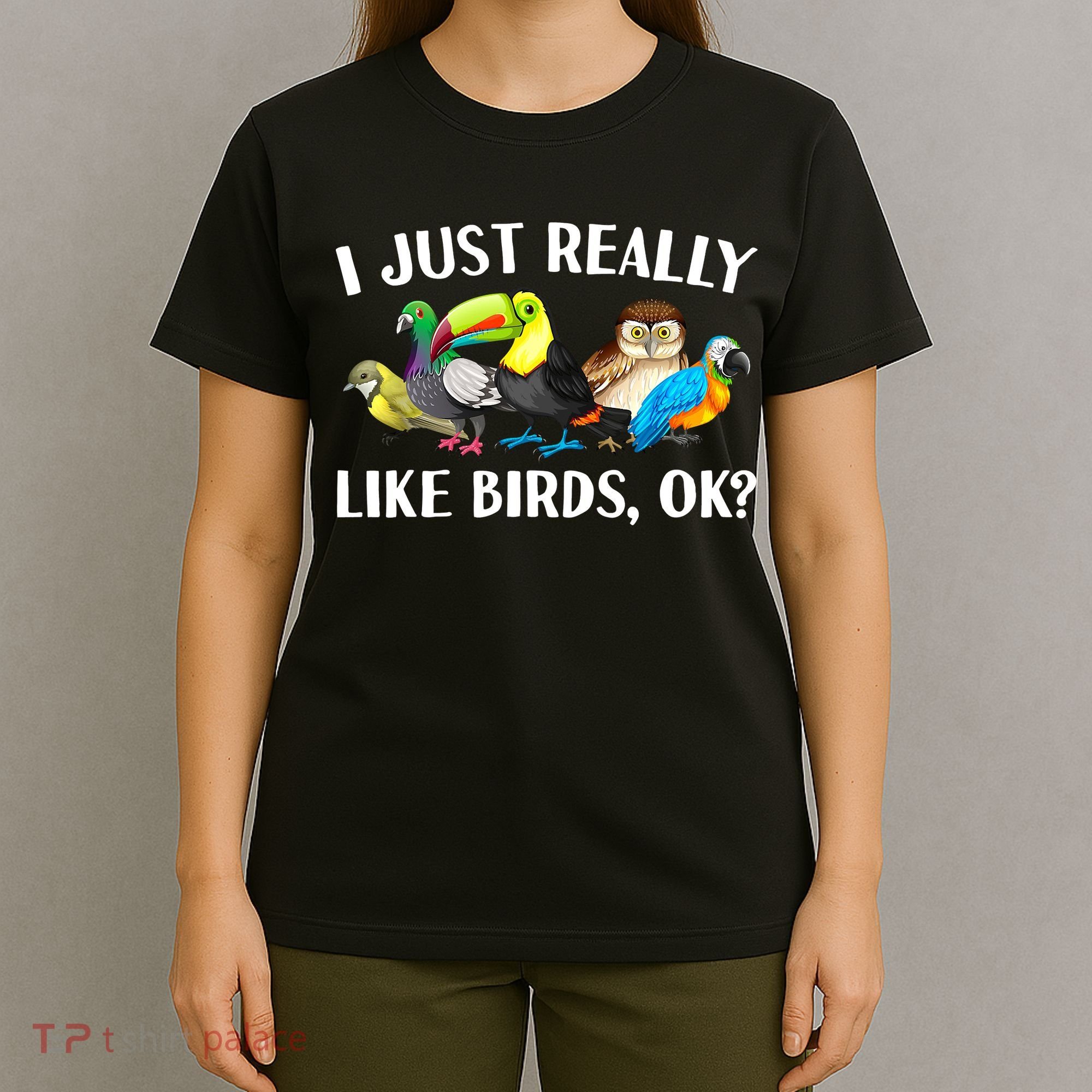 Cool Bird Lover Bird Watcher Nerd Parrot Birds T-Shirt