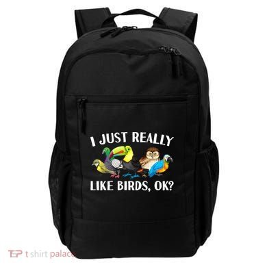 Cool Bird Lover Bird Watcher Nerd Parrot Birds Backpack
