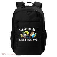 Cool Bird Lover Bird Watcher Nerd Parrot Birds Backpack thumb 0