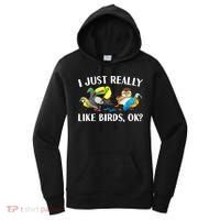 Cool Bird Lover Bird Watcher Nerd Parrot Birds Women's Hoodie thumb 0