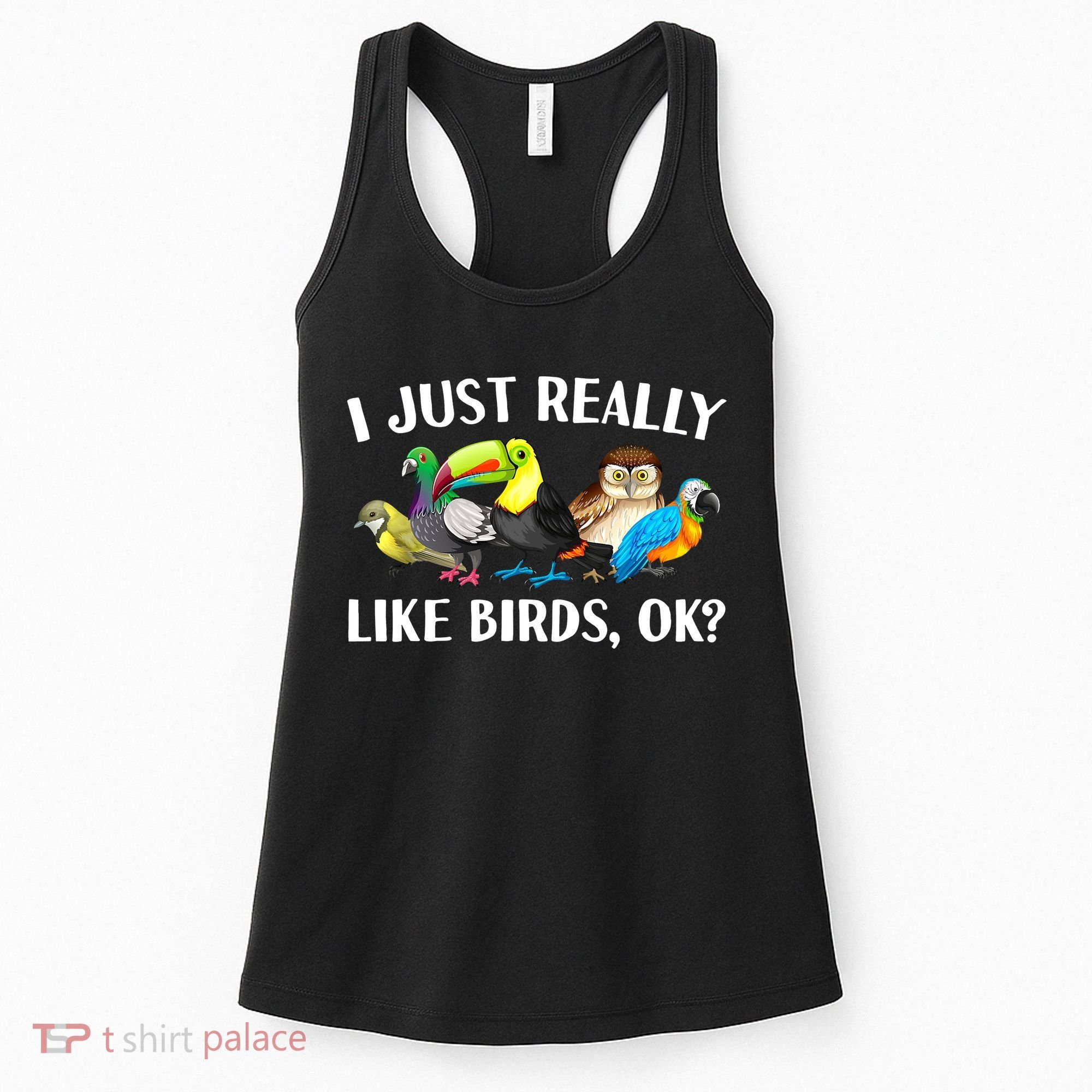 Cool Bird Lover Bird Watcher Nerd Parrot Birds Women's Tank Top