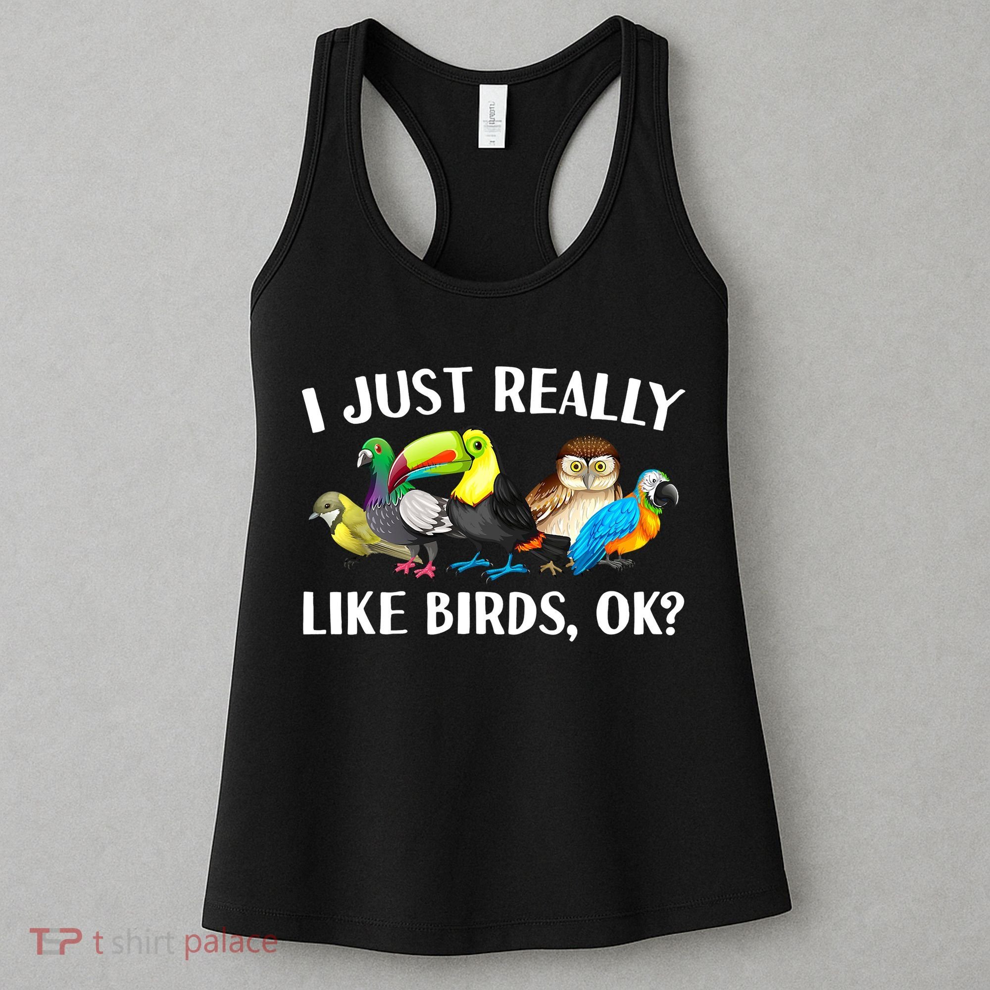 Cool Bird Lover Bird Watcher Nerd Parrot Birds Women's Tank Top