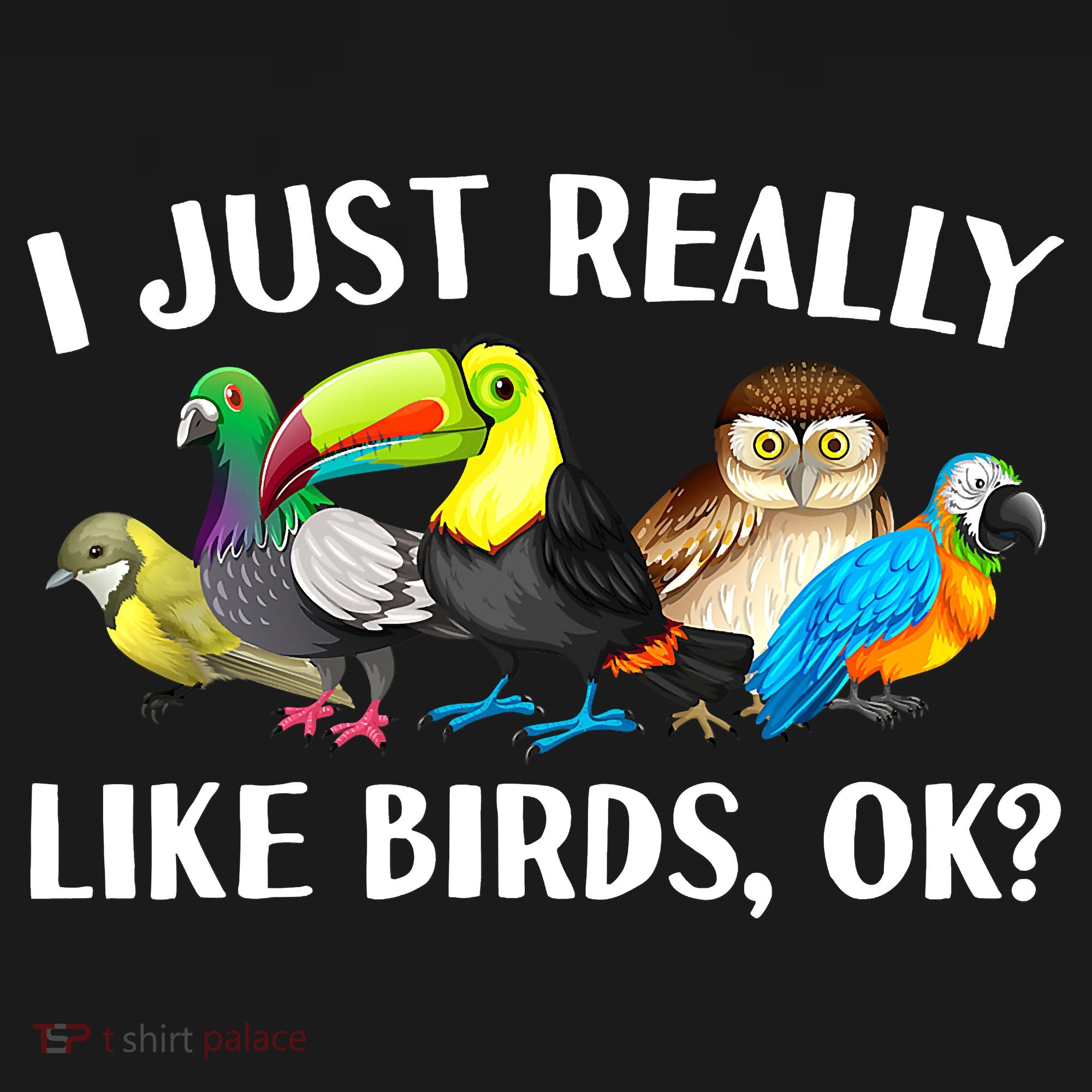 Cool Bird Lover Bird Watcher Nerd Parrot Birds Women's T-Shirt