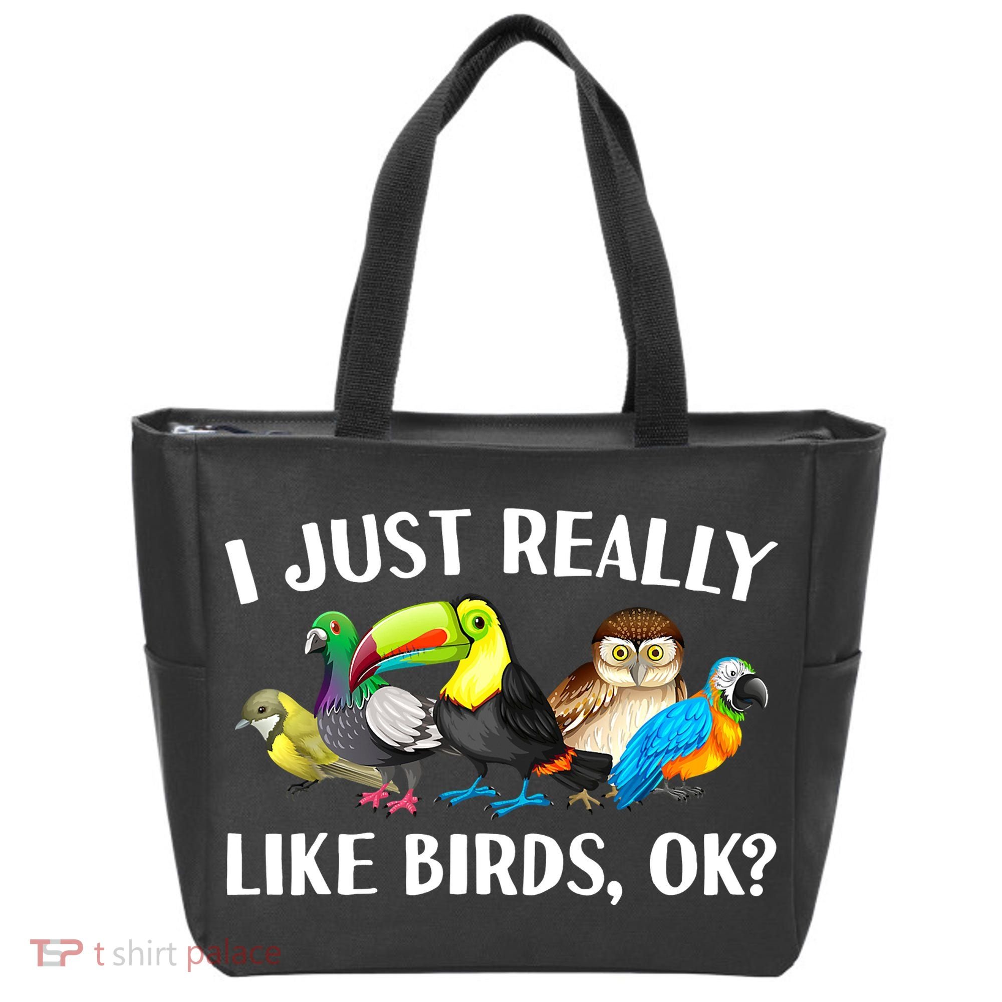 Cool Bird Lover Bird Watcher Nerd Parrot Birds Tote Bag