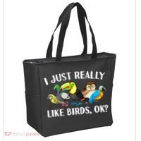 Cool Bird Lover Bird Watcher Nerd Parrot Birds Tote Bag thumb 2