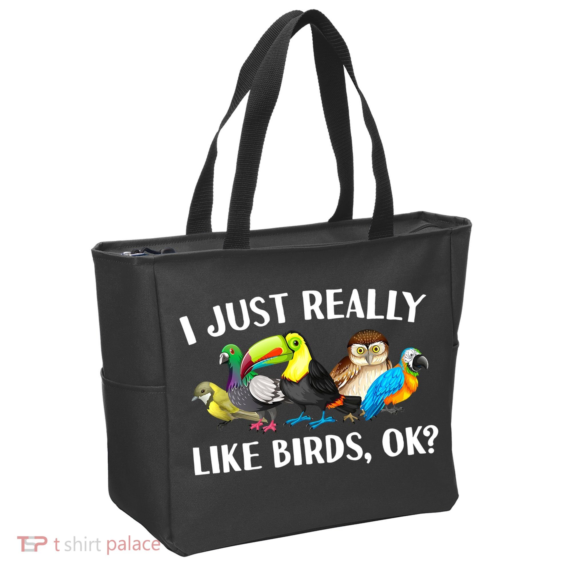 Cool Bird Lover Bird Watcher Nerd Parrot Birds Tote Bag