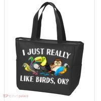 Cool Bird Lover Bird Watcher Nerd Parrot Birds Tote Bag thumb 3