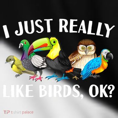 Cool Bird Lover Bird Watcher Nerd Parrot Birds Toddler Fine Jersey T-Shirt