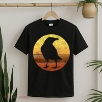 Crow Bird Lover Gift Raven Vintage T-Shirt thumb 2
