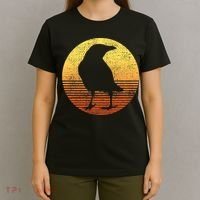 Crow Bird Lover Gift Raven Vintage T-Shirt thumb 4
