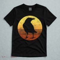 Crow Bird Lover Gift Raven Vintage T-Shirt thumb 5