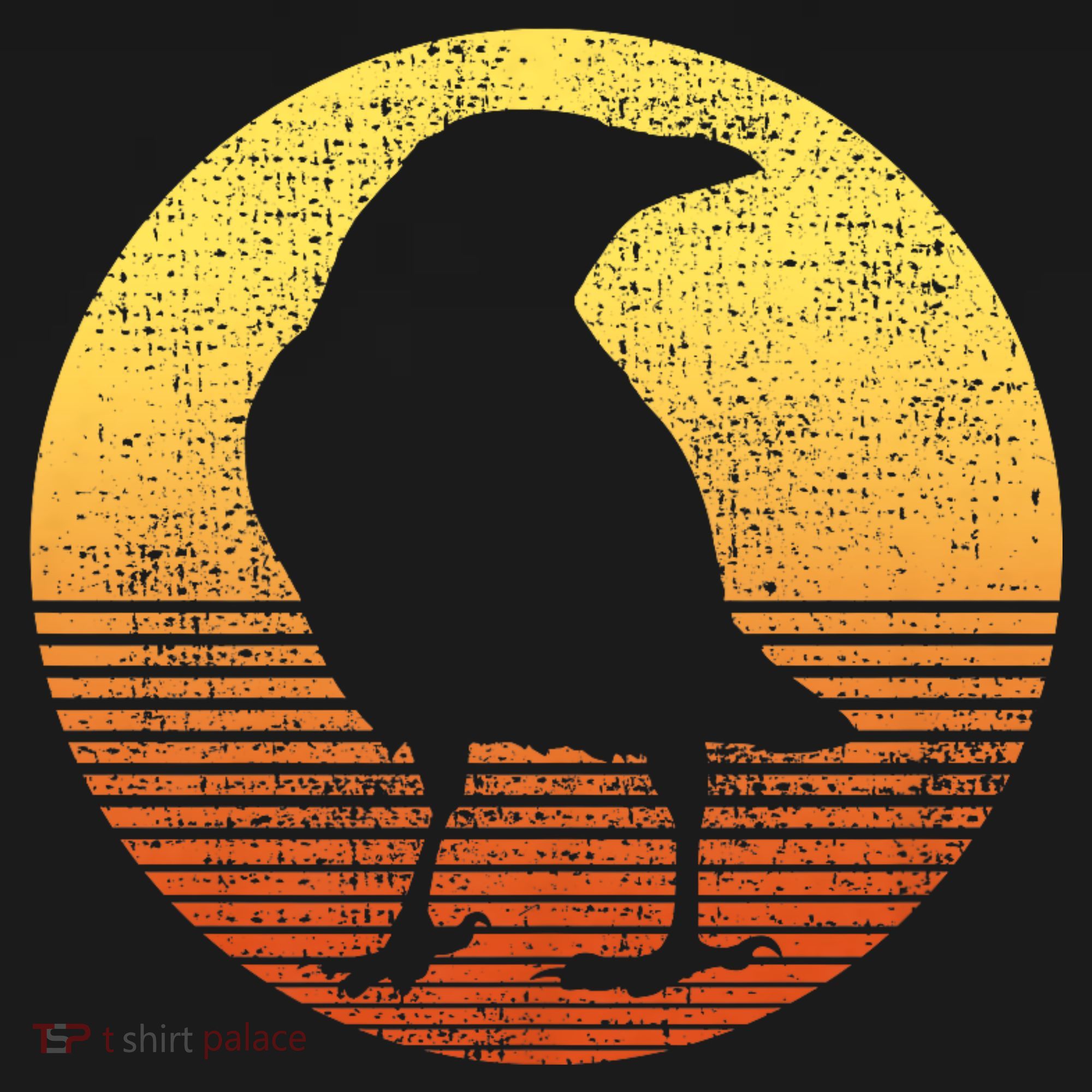 Crow Bird Lover Gift Raven Vintage T-Shirt