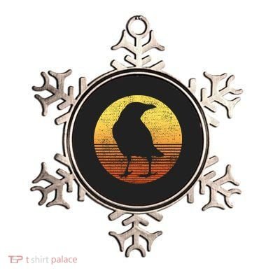 Crow Bird Lover Gift Raven Vintage Ornament