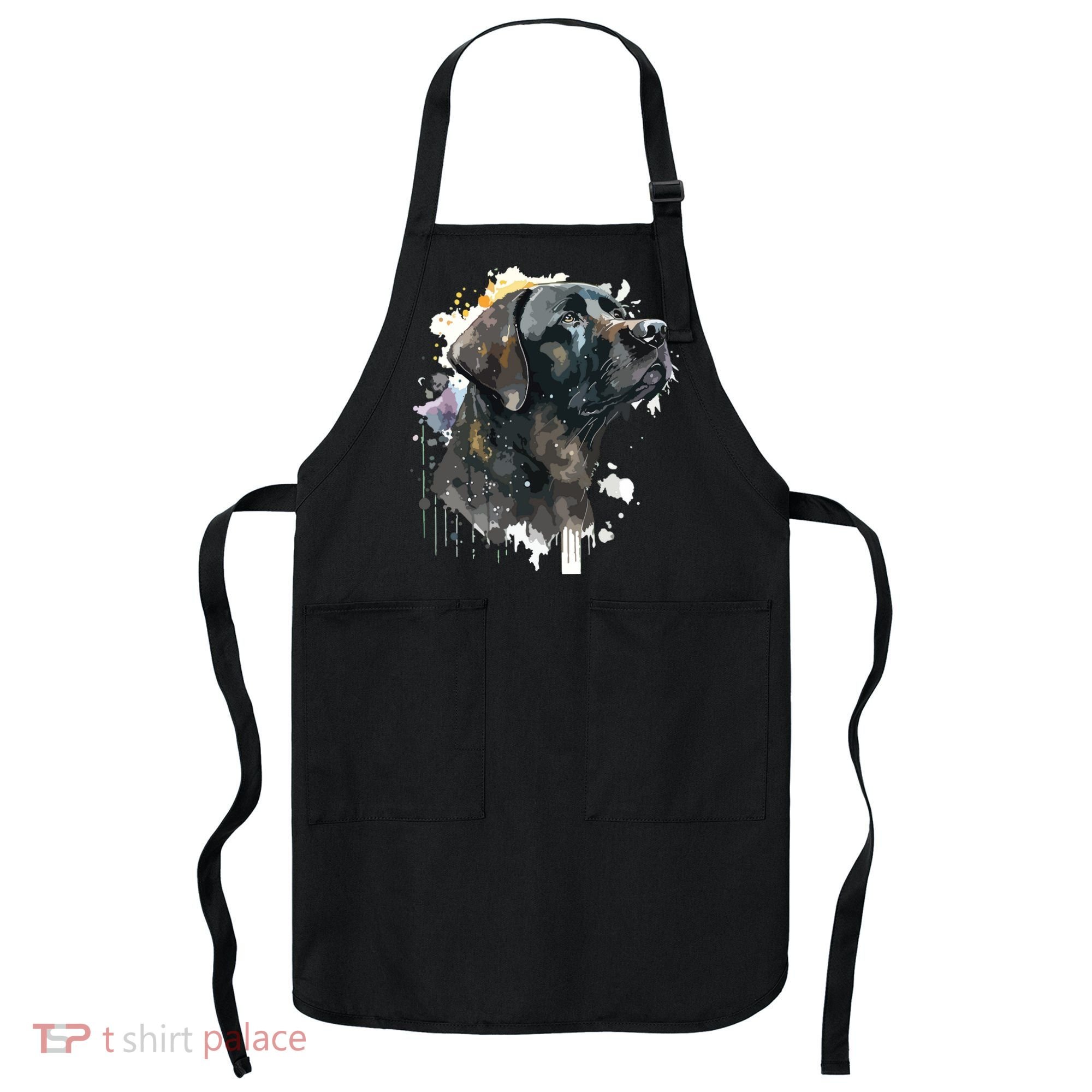 Cute Black Lab Black Labrador Retriever Puppy Dog Mom Animal Apron