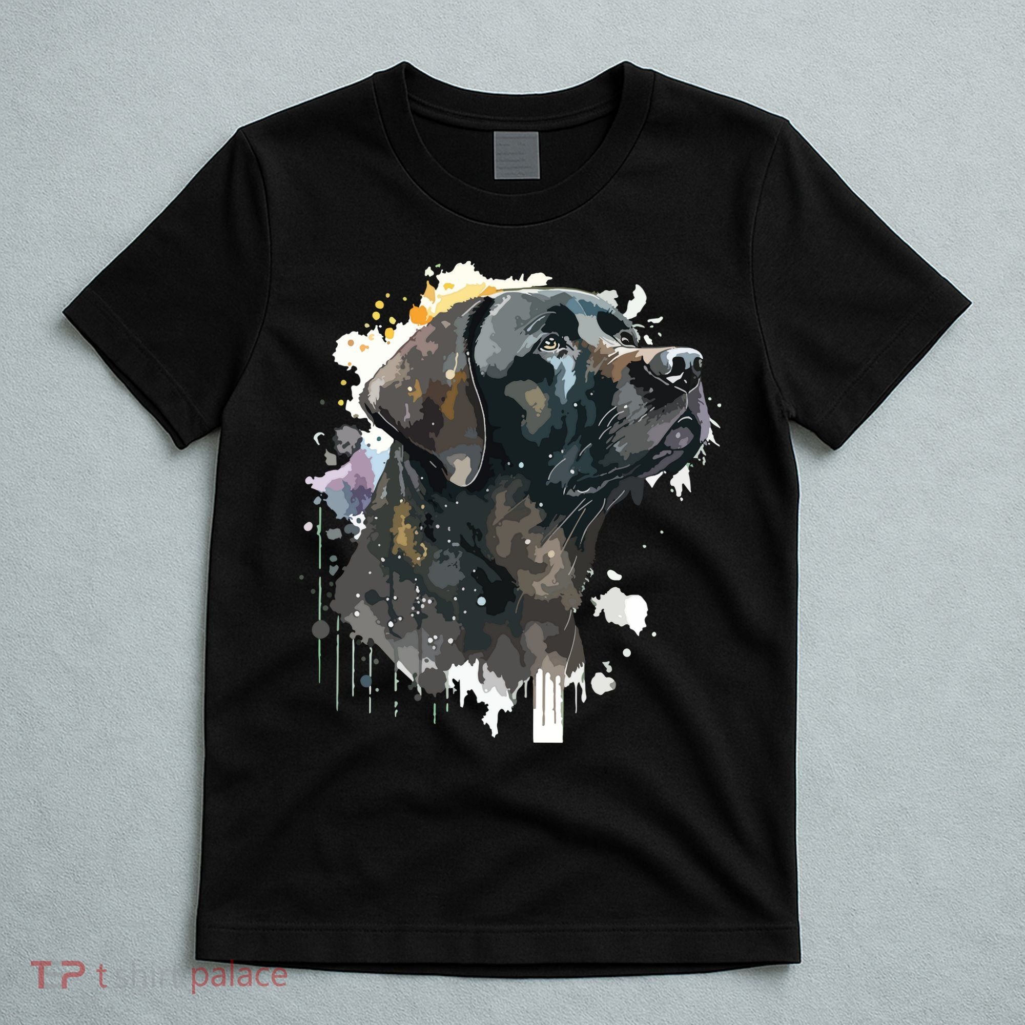 Cute Black Lab Black Labrador Retriever Puppy Dog Mom Animal T-Shirt