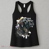 Cute Black Lab Black Labrador Retriever Puppy Dog Mom Animal Women's Tank Top thumb 3