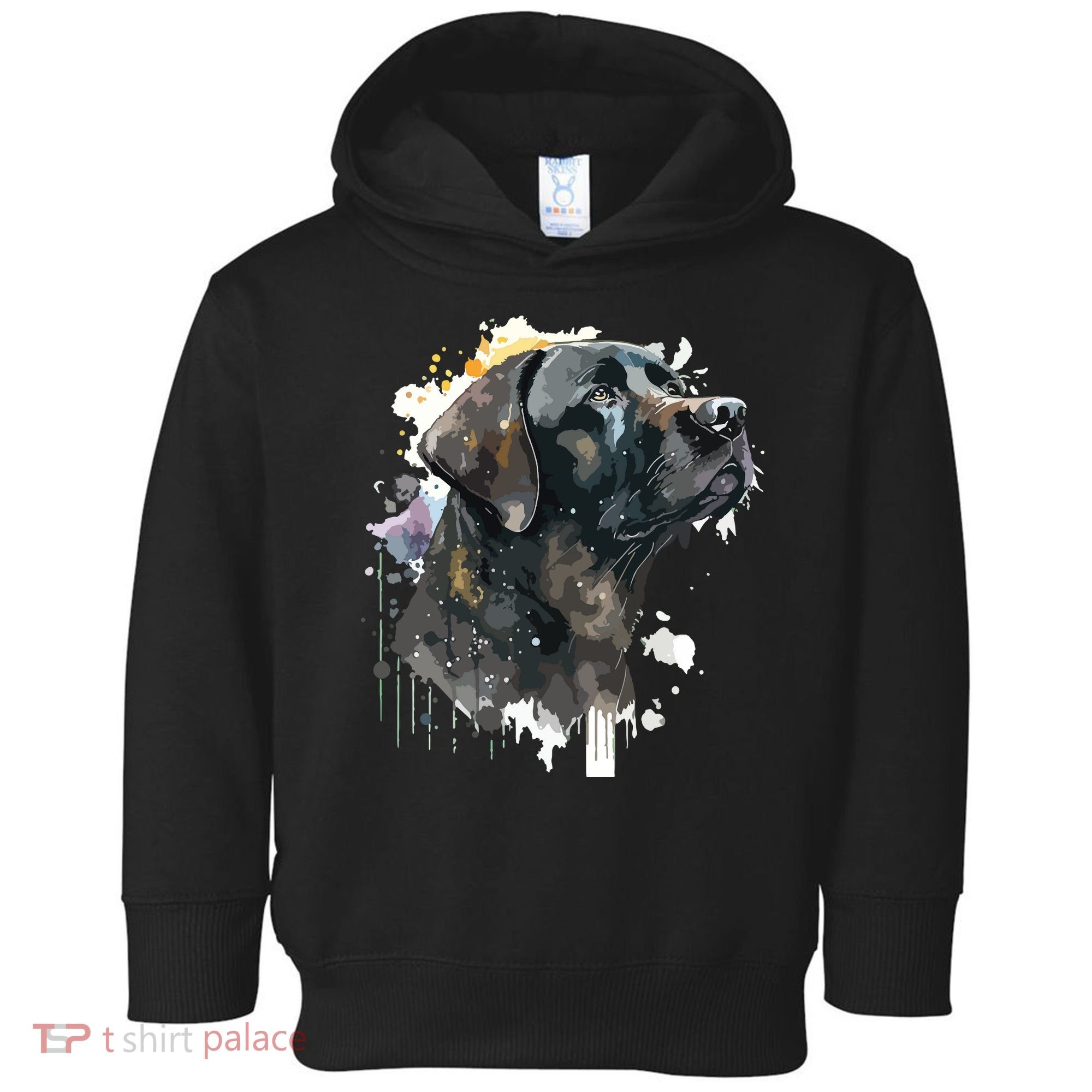 Cute Black Lab Black Labrador Retriever Puppy Dog Mom Animal Toddler Hoodie