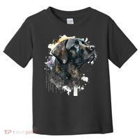 Cute Black Lab Black Labrador Retriever Puppy Dog Mom Animal Toddler T-Shirt thumb 0