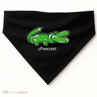 Crocodile Balloon Low Cost Funny Brand Sarcasm Sarcastic USA-Made Doggie Bandana