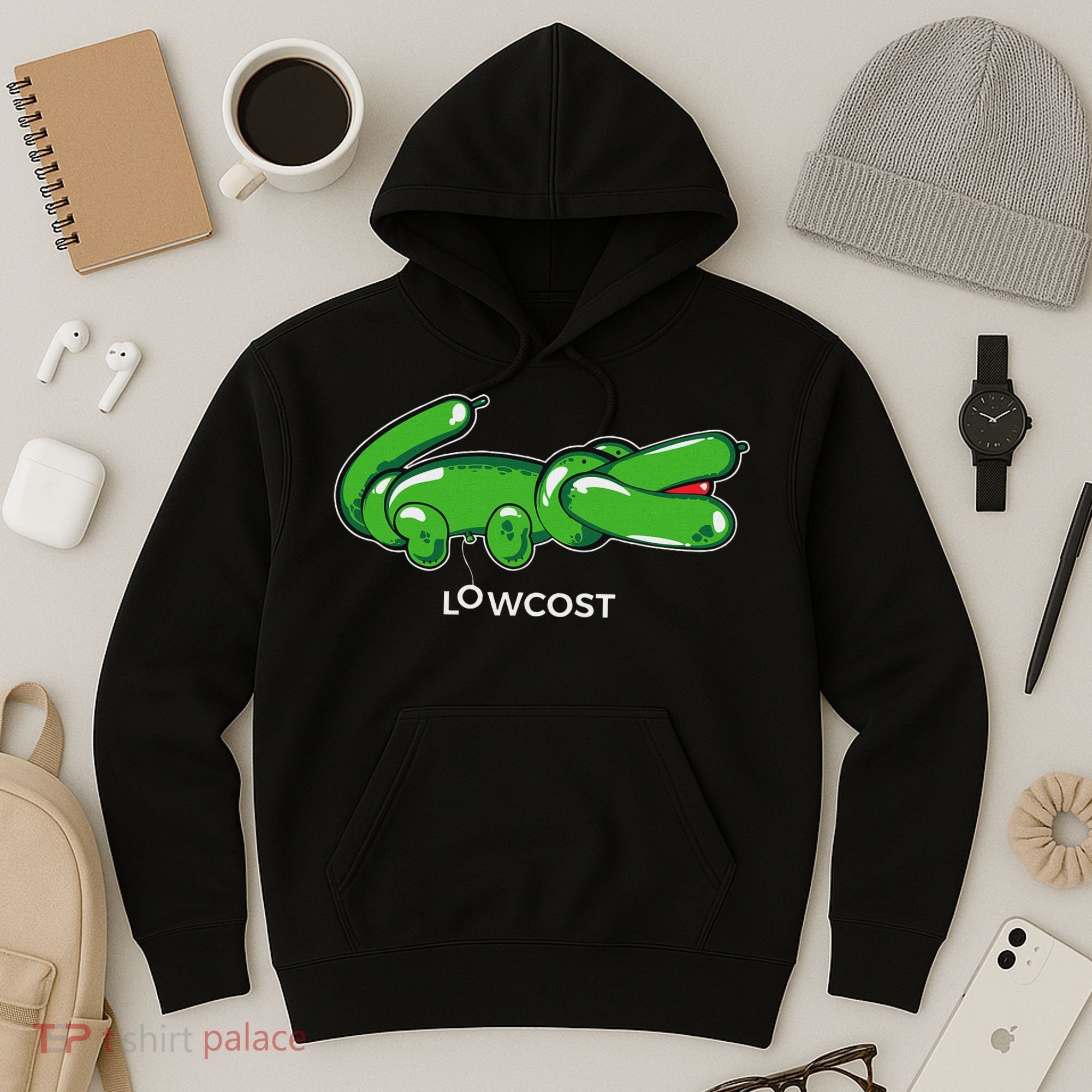Crocodile Balloon Low Cost Funny Brand Sarcasm Sarcastic Hoodie