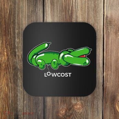 Crocodile Balloon Low Cost Funny Brand Sarcasm Sarcastic Coaster