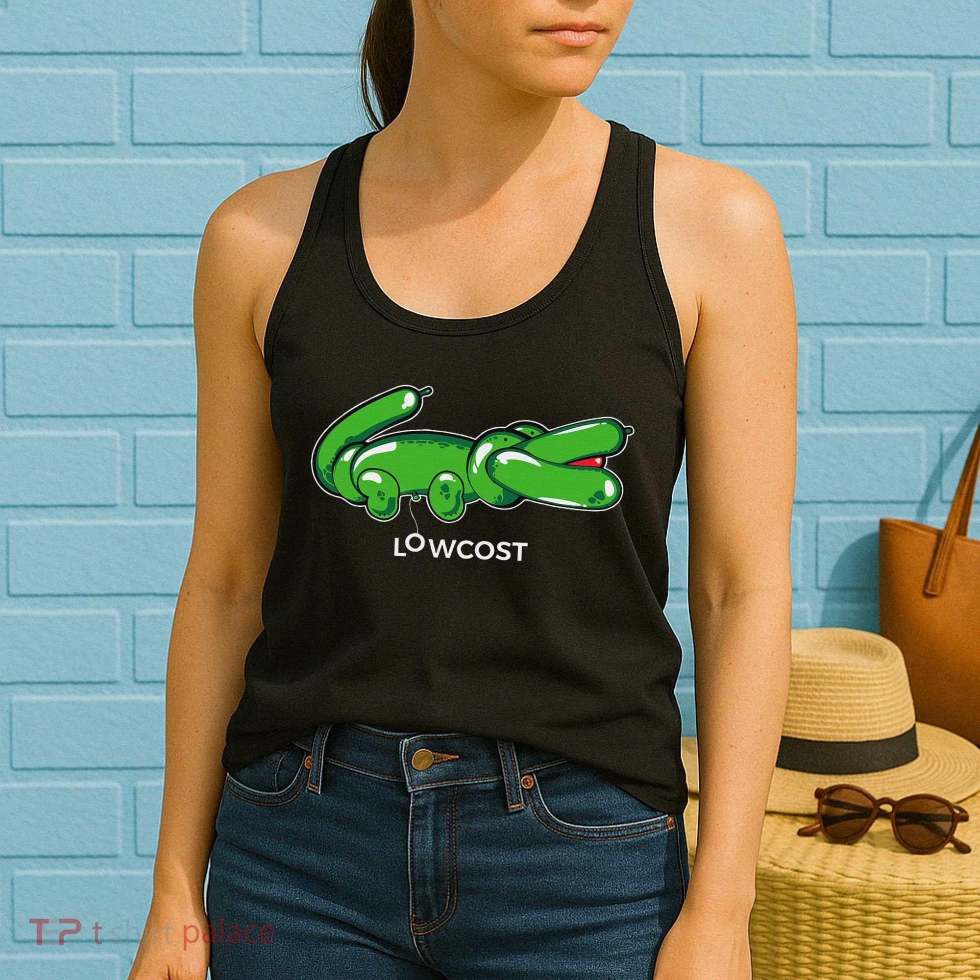 Crocodile Balloon Low Cost Funny Brand Sarcasm Sarcastic Women's Tank Top