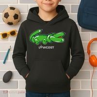 Crocodile Balloon Low Cost Funny Brand Sarcasm Sarcastic Kids Hoodie thumb 2