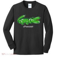 Crocodile Balloon Low Cost Funny Brand Sarcasm Sarcastic Kids Long Sleeve Shirt thumb 0