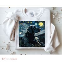 Cute Black Lab Black Labrador Retriever Puppy Dog Mom Animal Sweatshirt thumb 2