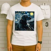 Cute Black Lab Black Labrador Retriever Puppy Dog Mom Animal T-Shirt thumb 6