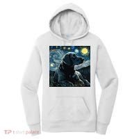 Cute Black Lab Black Labrador Retriever Puppy Dog Mom Animal Women's Hoodie thumb 0