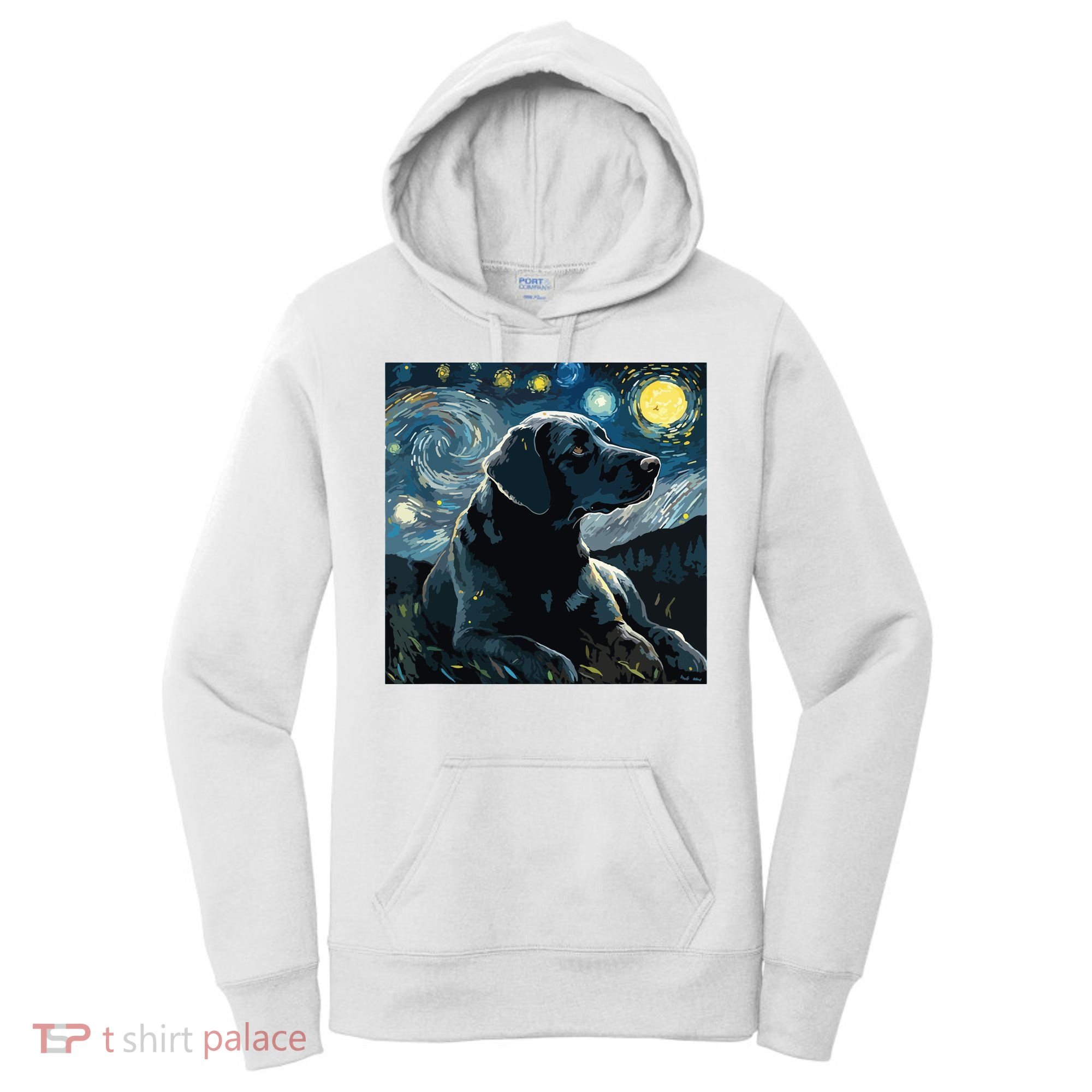 Cute Black Lab Black Labrador Retriever Puppy Dog Mom Animal Women's Hoodie