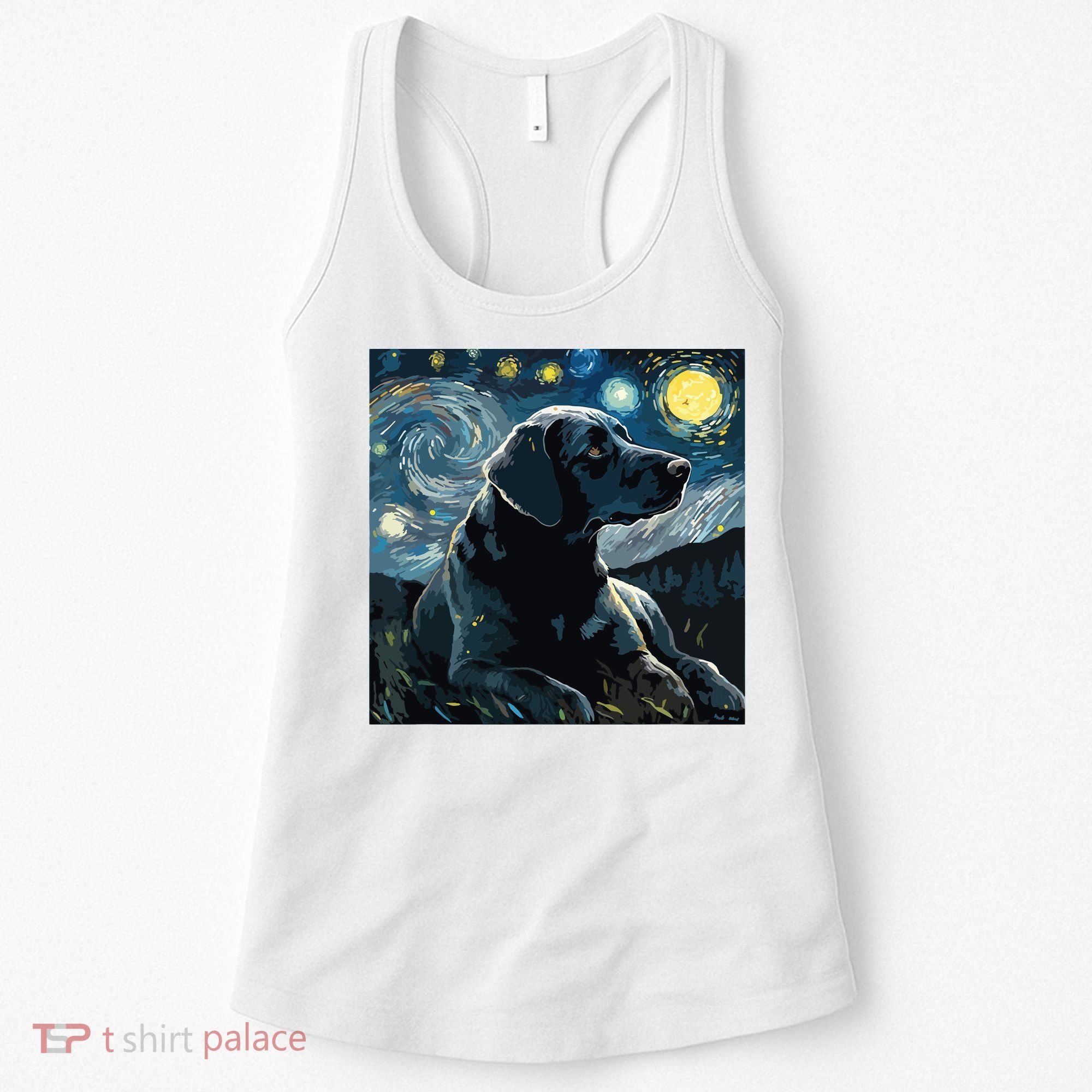 Cute Black Lab Black Labrador Retriever Puppy Dog Mom Animal Women's Tank Top