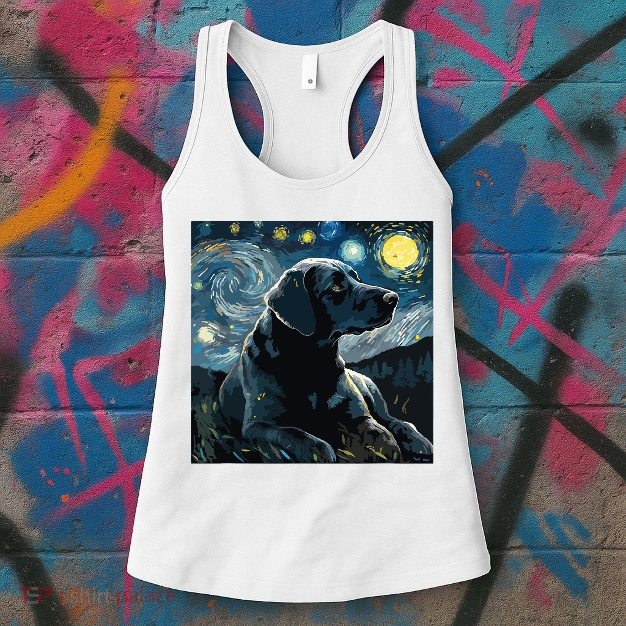 Cute Black Lab Black Labrador Retriever Puppy Dog Mom Animal Women's Tank Top